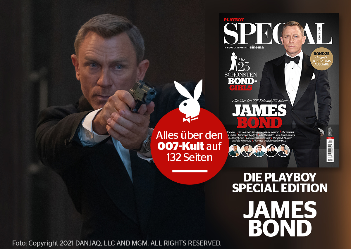 Werbemittel für das Bundle aus der aktuellen Ausgabe 10/2021 und Playboy Drive