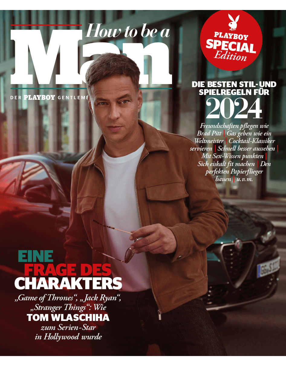 Lernen von Tom Wlaschiha: In der neuen Sonderausgabe „How to be Man 2023“