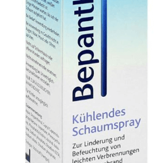 „Kühlende Schaumspray“ von Bepanthen