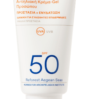 „Yoghurt Sunscreen Face Cream-Gel SPF 50“ von Korres