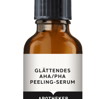 Anti-Falten-Mittel für Männer: „Glättendes AHA/PHA Peeling-Serum“ von Apotheker Dr. Scheller 