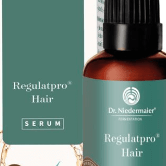 Styling der Trendfrisur Boyfriend Cut für Männer: „Regulatpro Hair Serum“ von Dr. Niedermaier